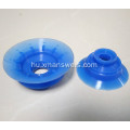 Egyedi öntött átlátszó kék vinil/PVC/gumi tapadókorong emeléshez